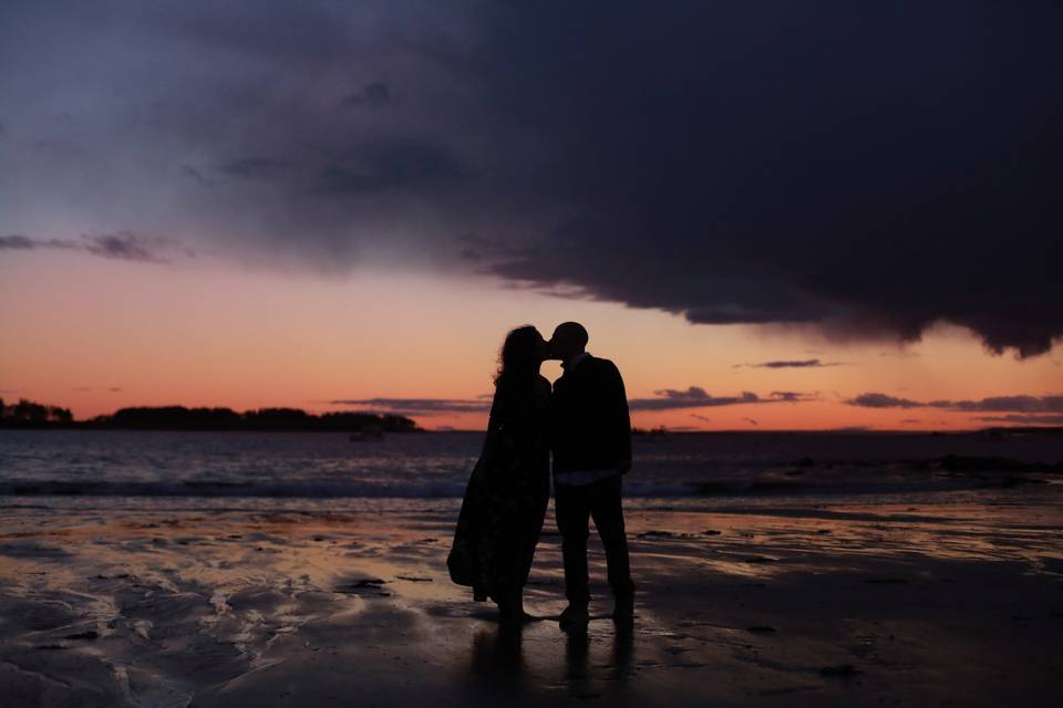 Portland Maine Bride and Groom