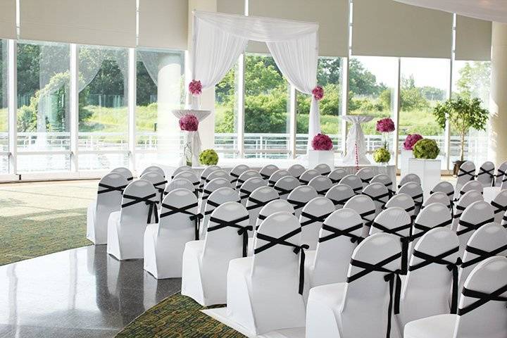 Wedding ceremony space