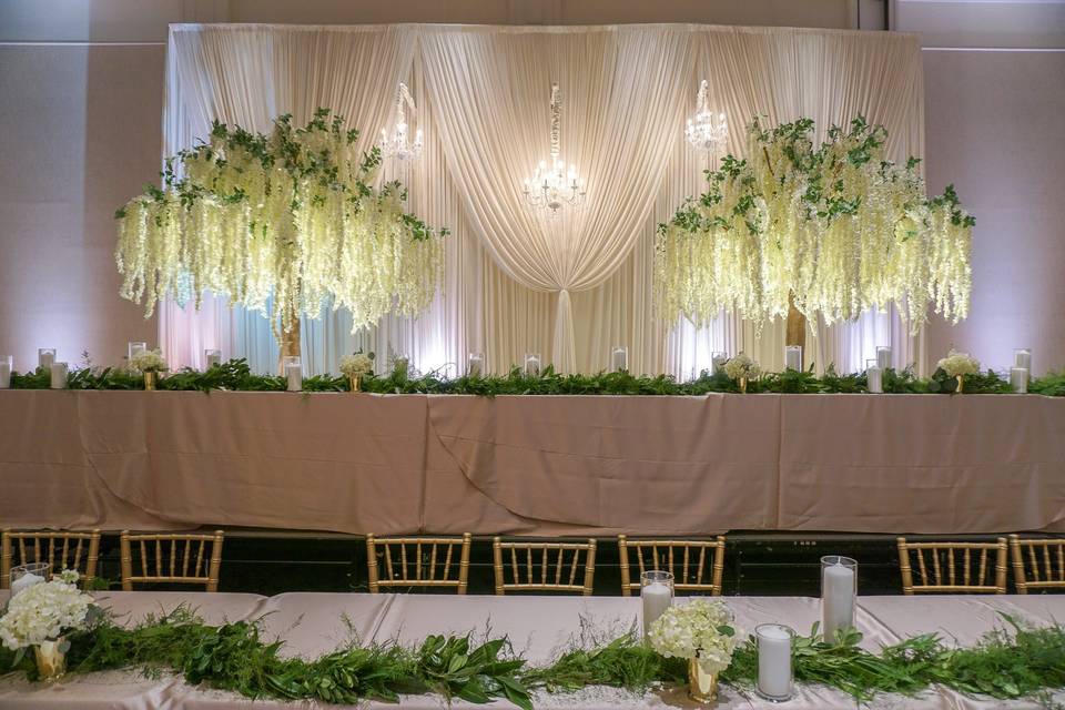 Head table decor