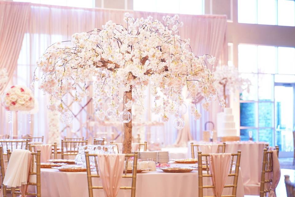 Blossom tree centerpiece