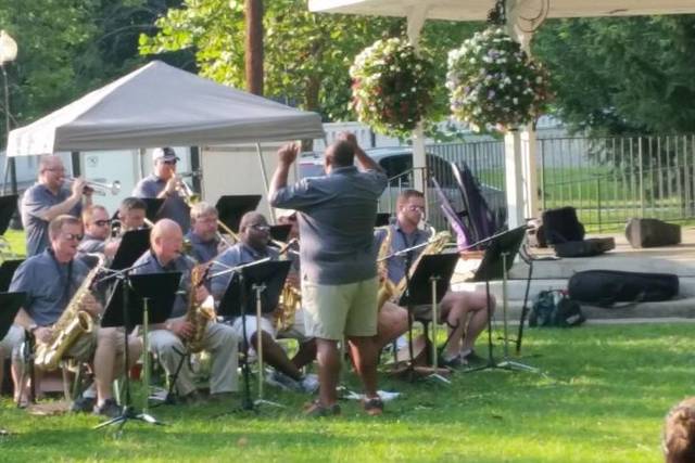 Directors' Jazz Orchestra​ rehearsal