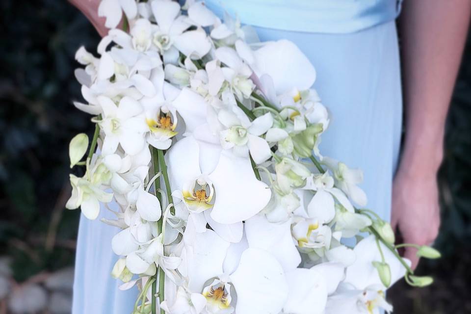 Cascading Bridal Bouquet