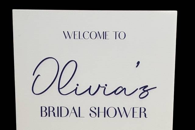 Custom Bridal Shower Sign