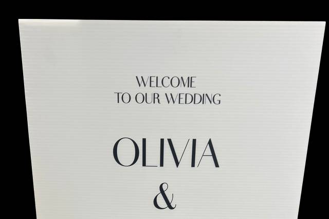 Custom Wedding Signs