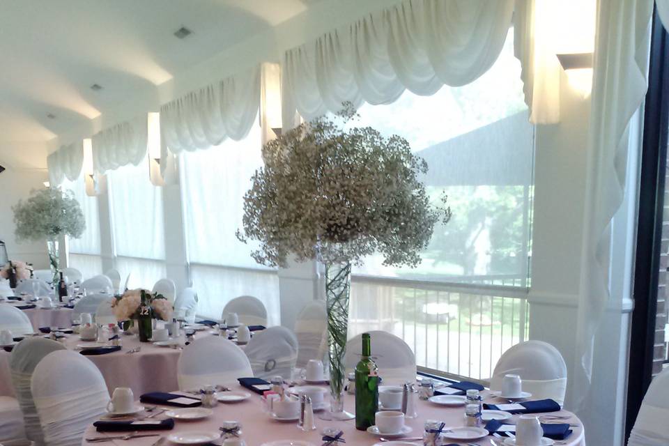 White theme tables