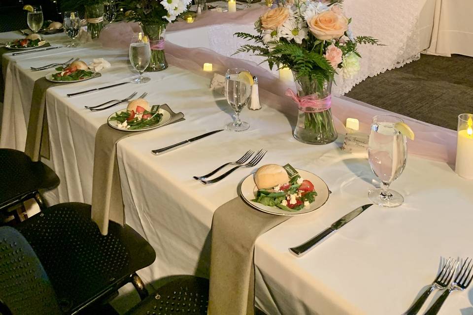 Floral Head Table