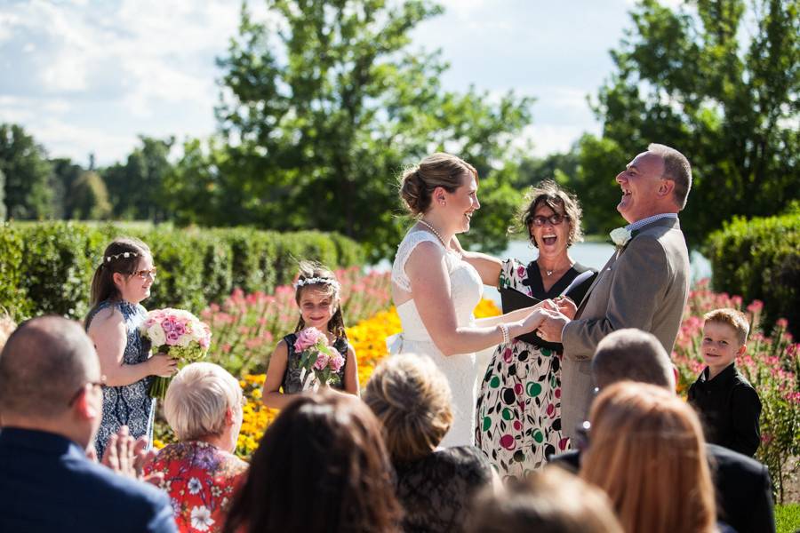 Washington Park wedding ceremony