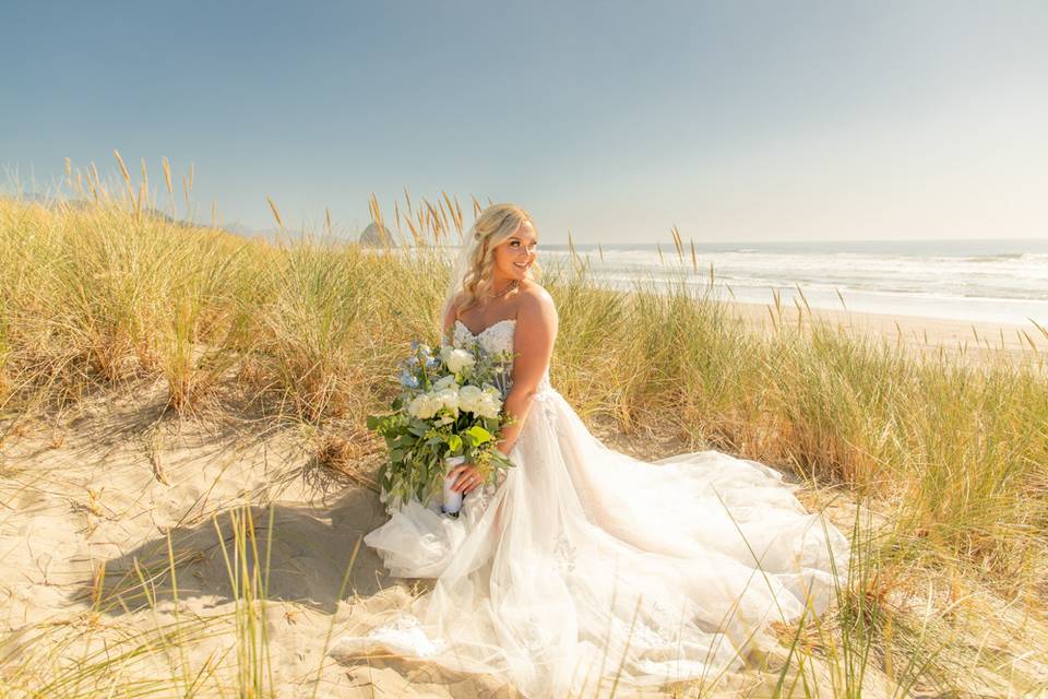 Cannon beach wedding