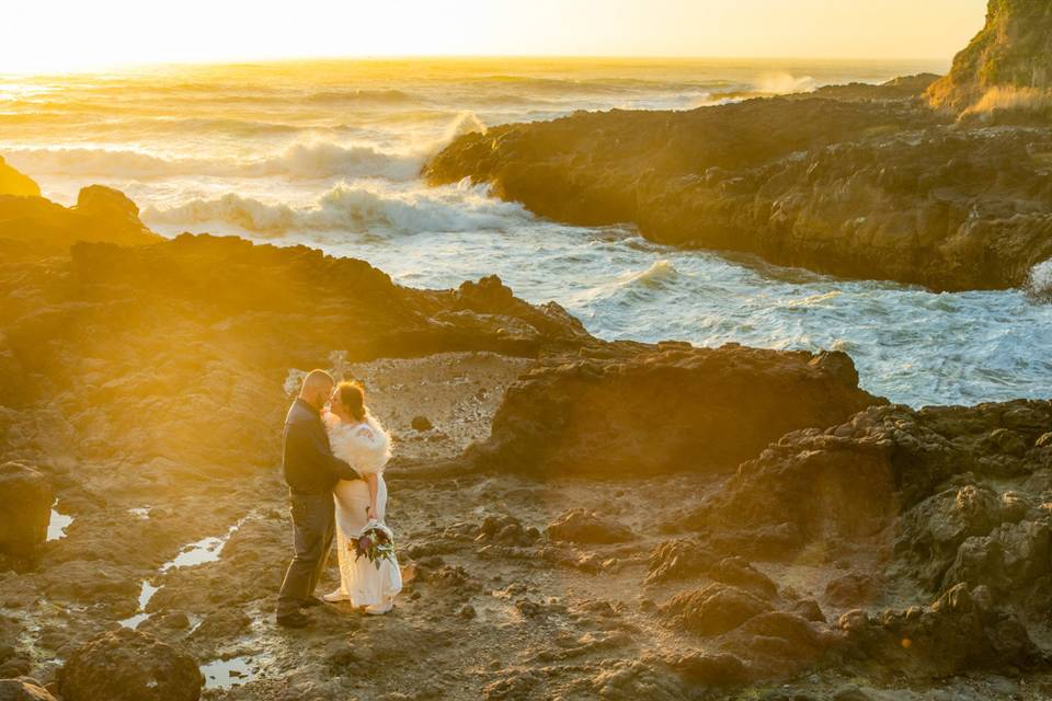 Rugged ocean love