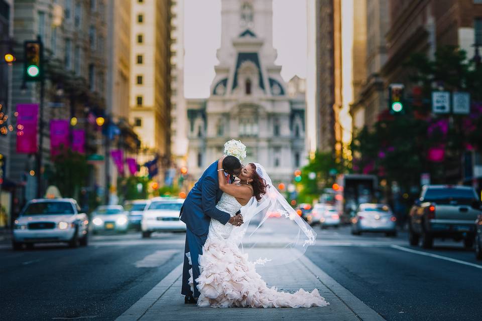 Downtown wedding