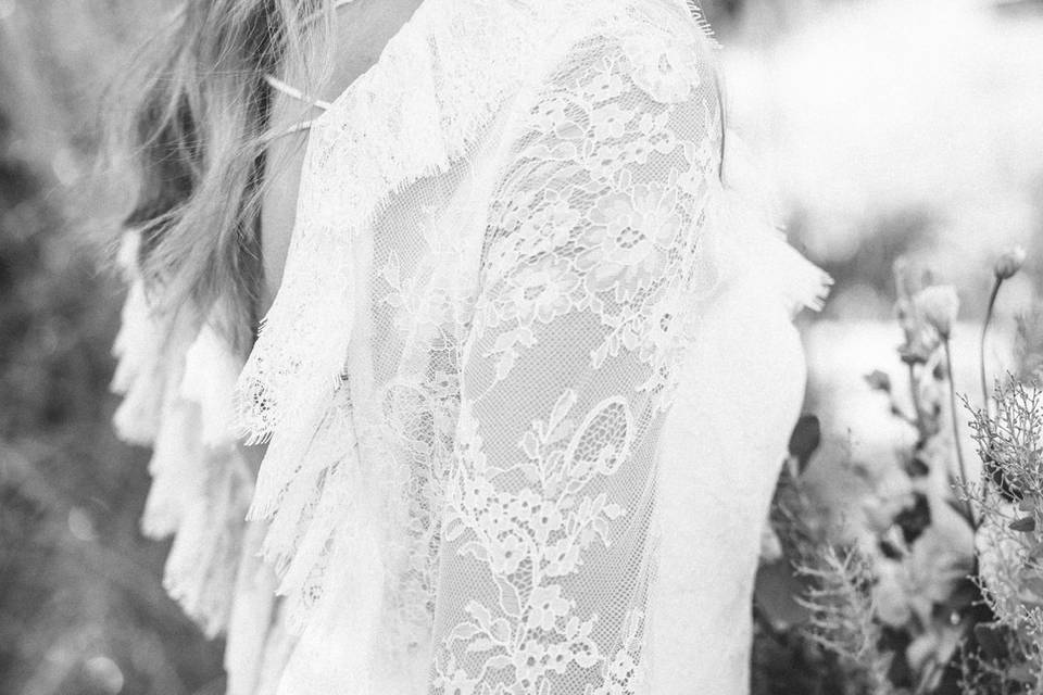 Boho wedding dress 2