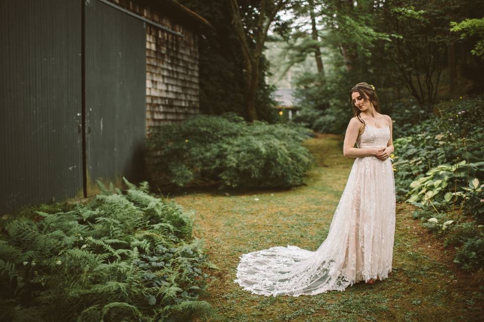 Boho wedding dress