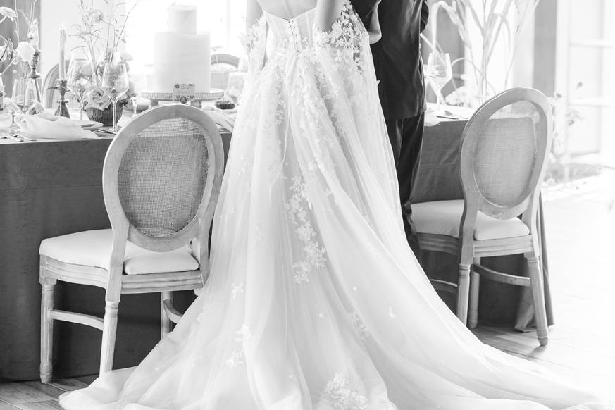 A-line wedding dress