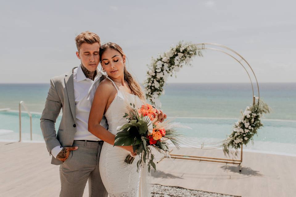 Rooftop ceremony