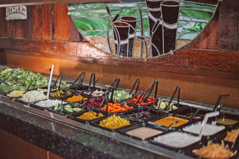 Salad bar, in house
