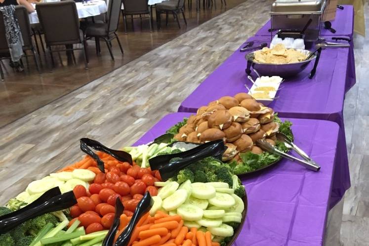 Buffet set up