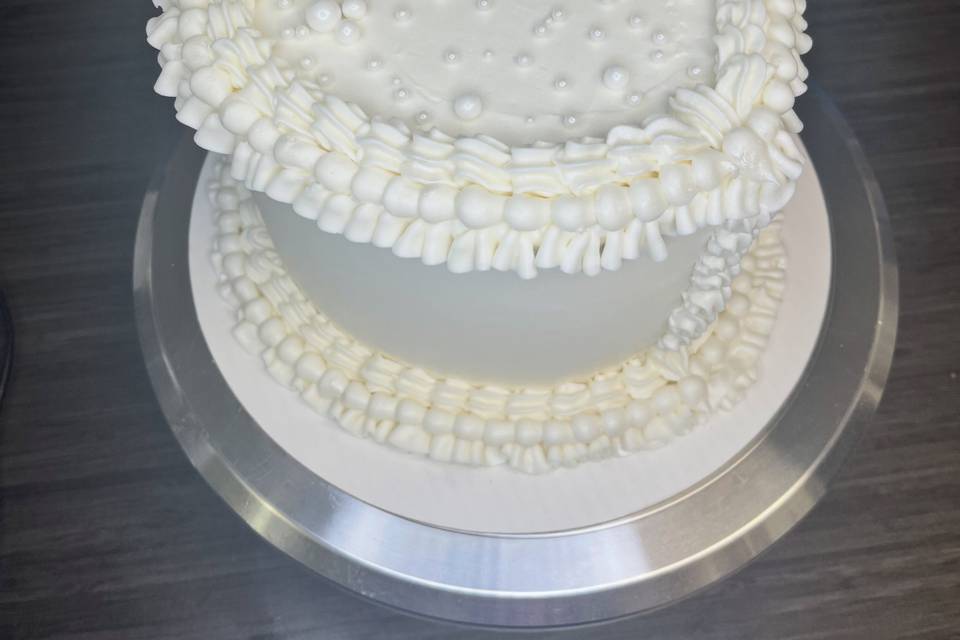 Vintage Heart Cake