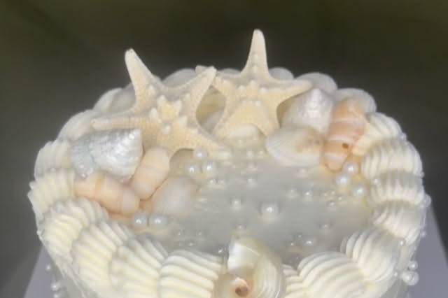 Coastal Wedding Cake
