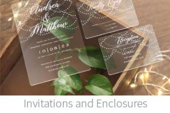 Clear Invitations & Enclosures