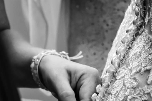Lace and buttons