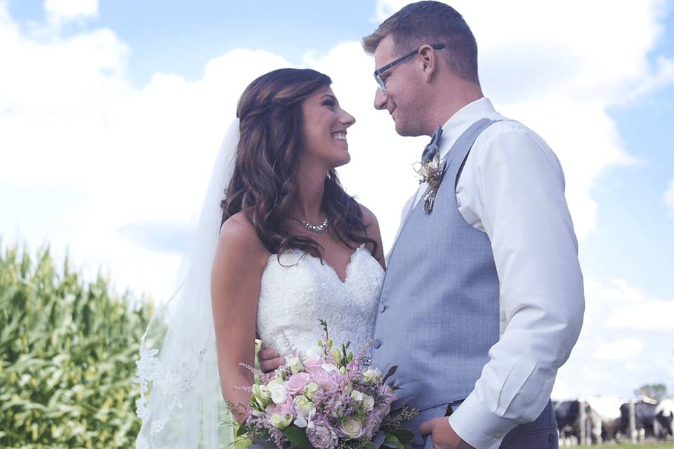 The happy couple