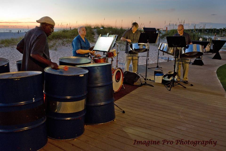 Bradenton Beach sunset performance