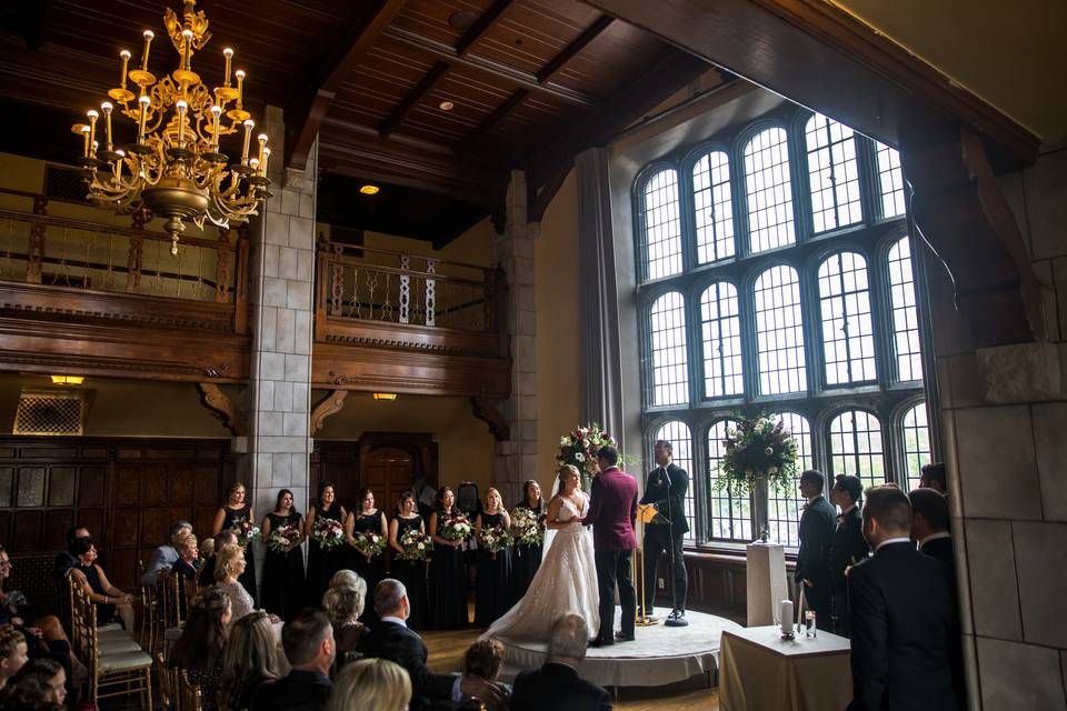 Ceremony in Tudor Ballroom