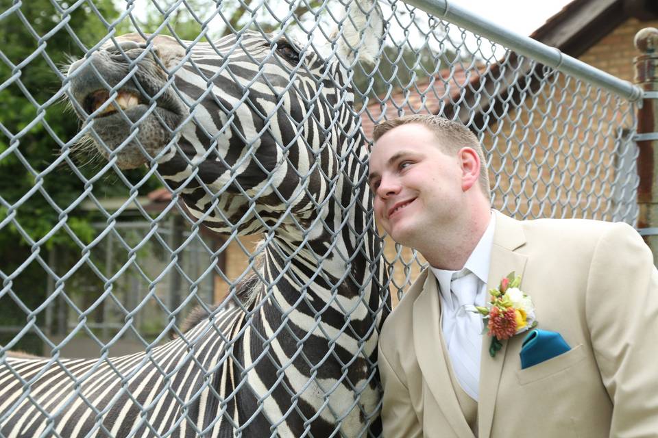 Zoo Wedding photos