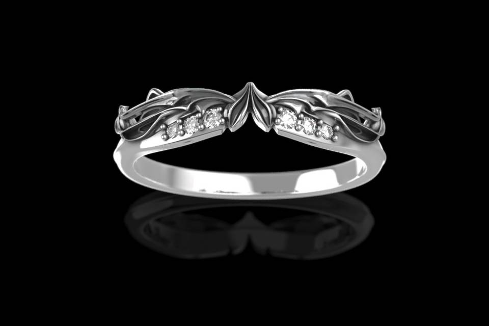 Matching Wedding Band Elvish