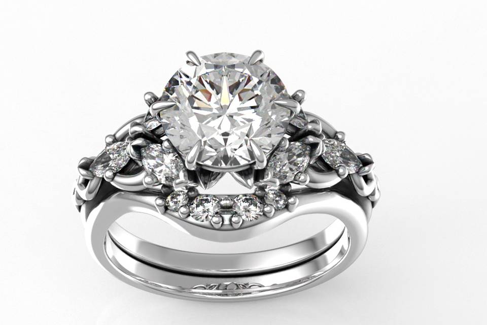 Elvish Matching Wedding set