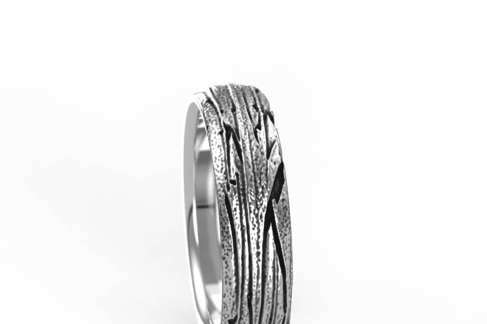 Madrone Wood Texture Ring
