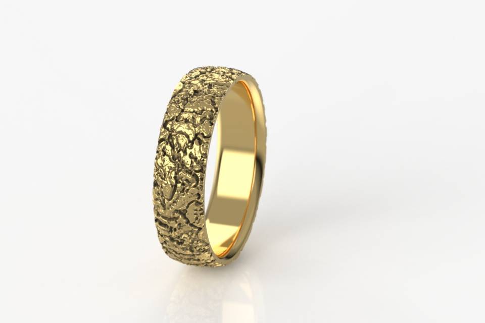 Ponderosa Pine Gold Men's Ring