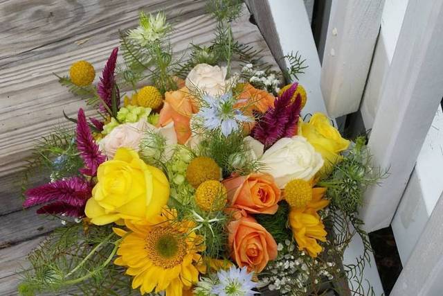 Yellow and orange combination