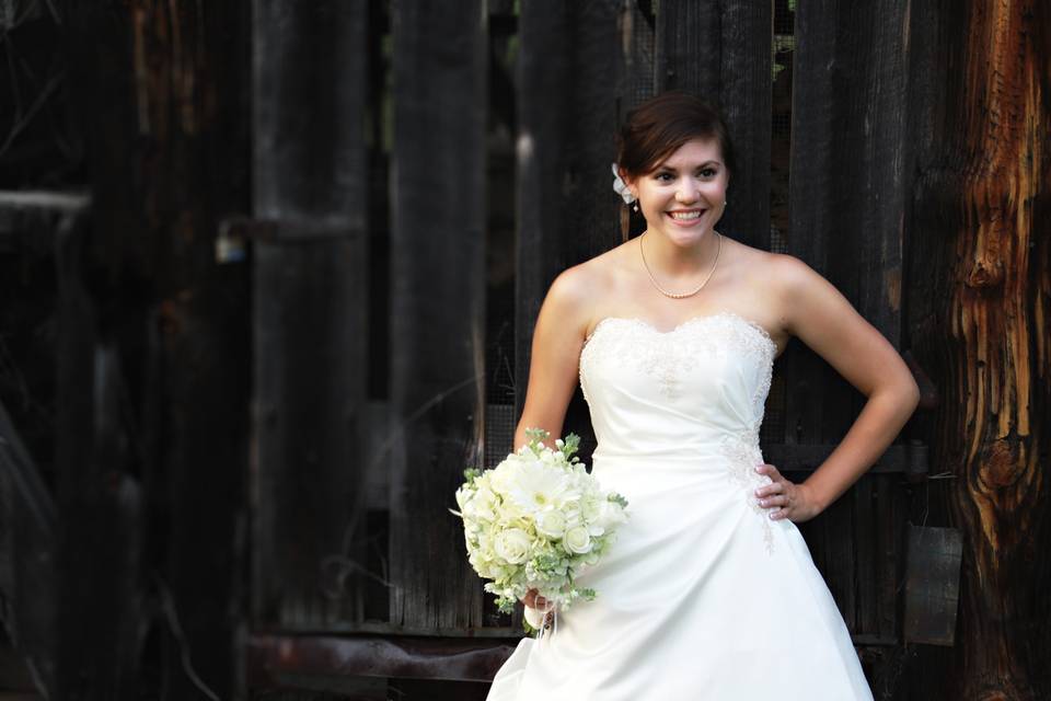 Stunning bride