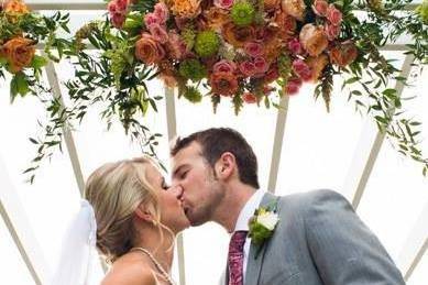 Wedding kiss