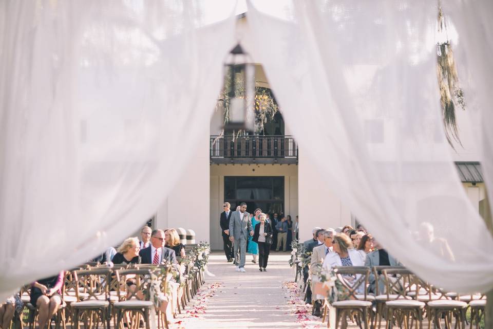 Floral chair decor