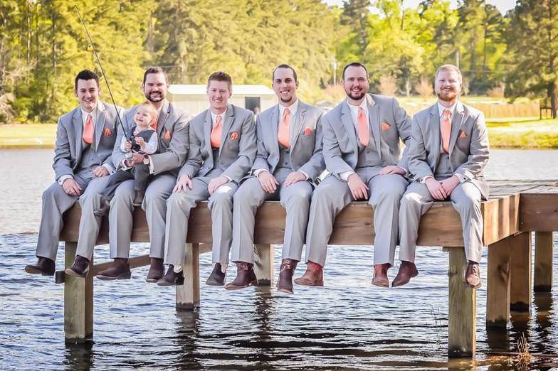 Groom and groomsmen