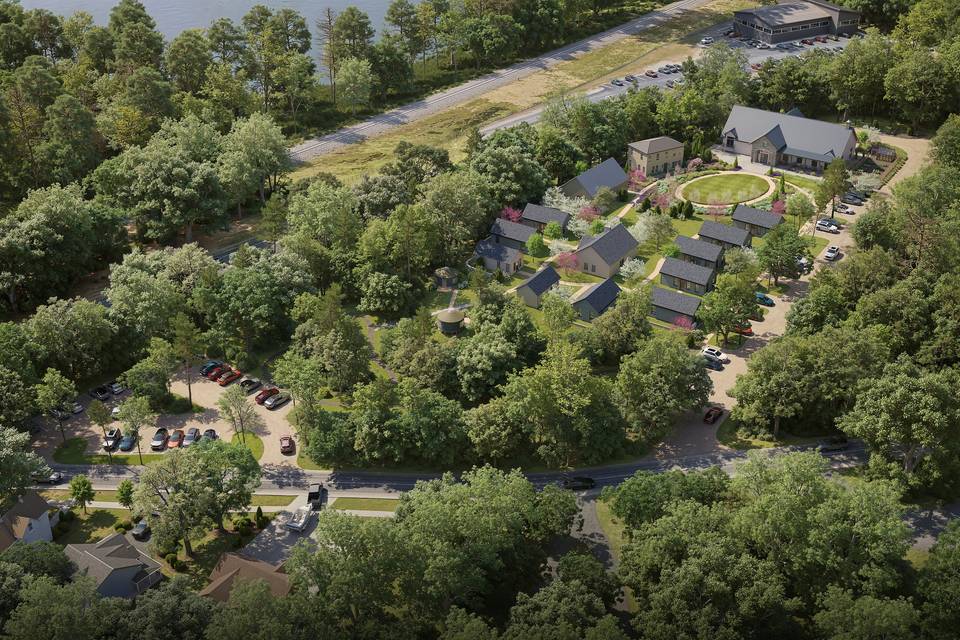 Petite Acres Aerial View