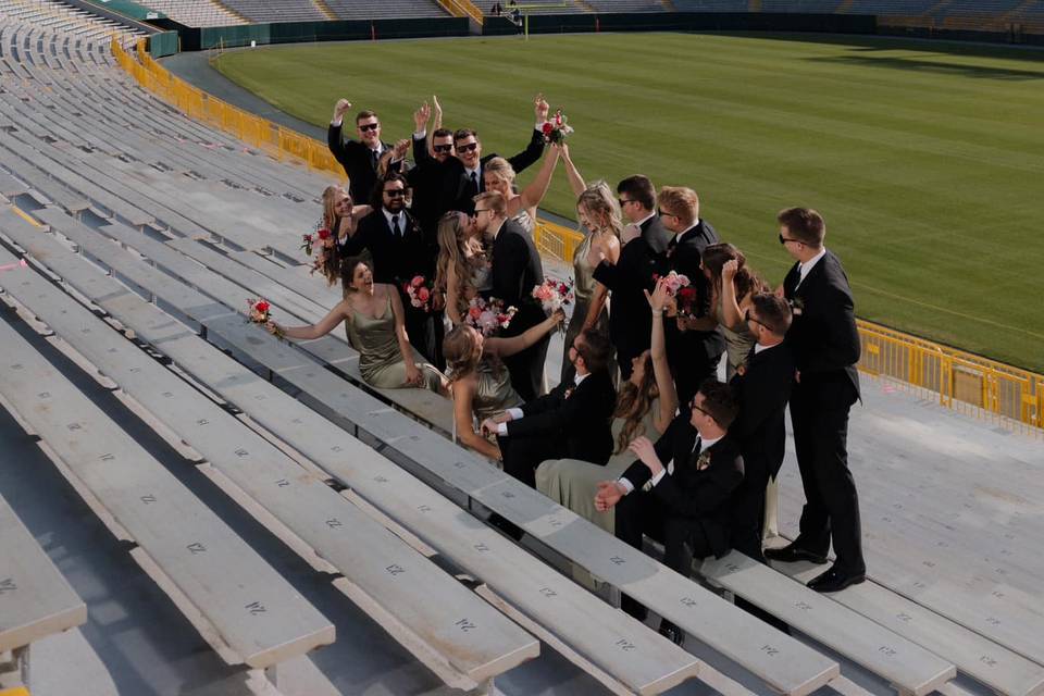 Lambeau Field Wedding