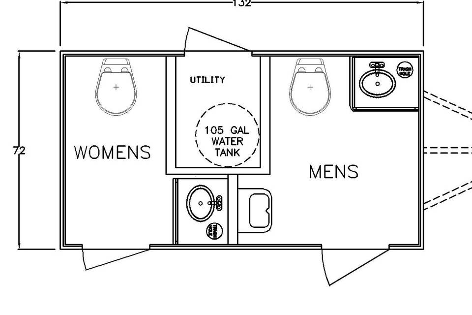 Comfort Station Floor Plan