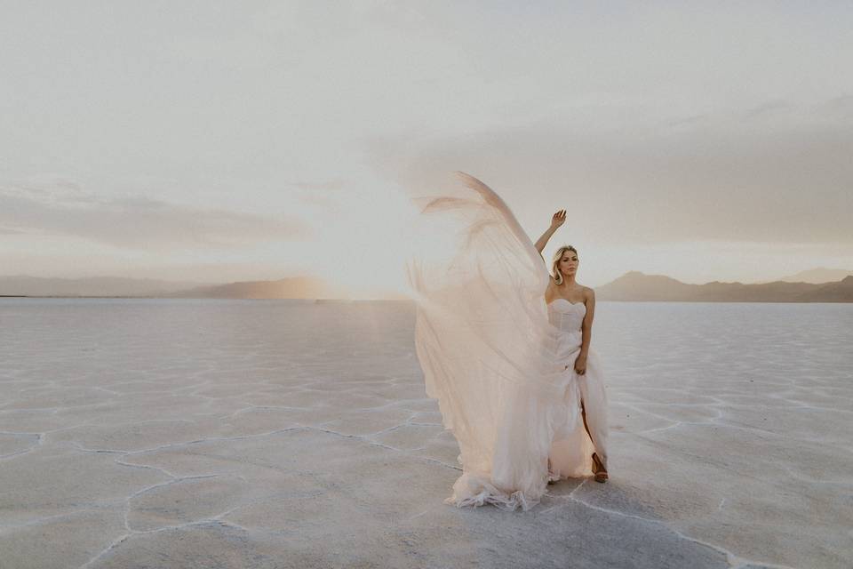 Salt Flats Utah - Elopement