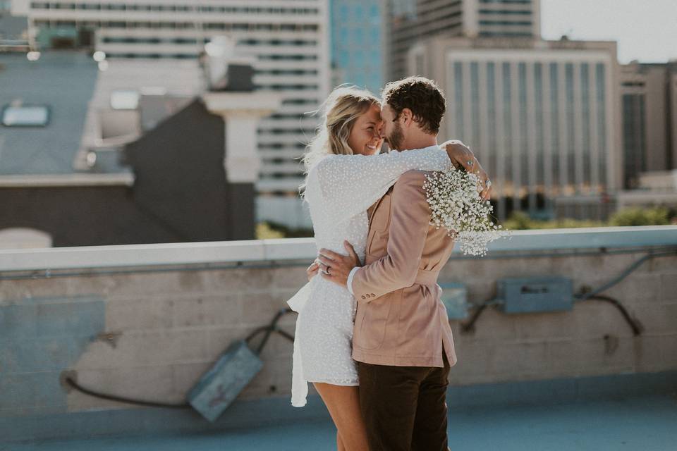 Rooftop Elopement