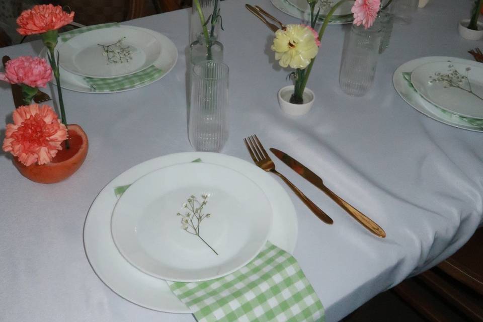 Baby shower table decor!