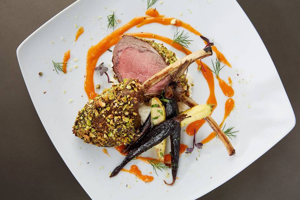 Pistachio Crusted Lamb