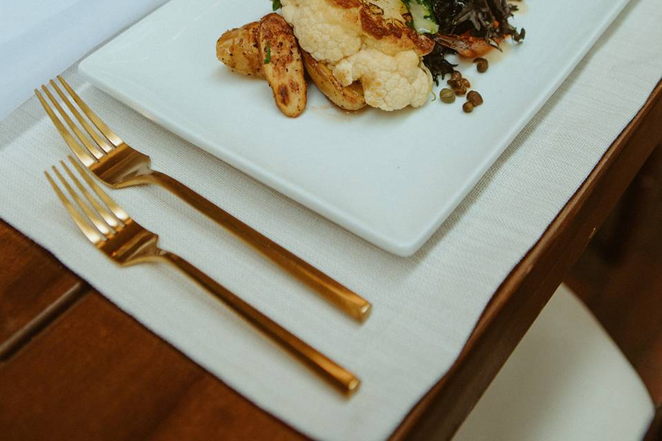 Pan Roasted Cauliflower Steak