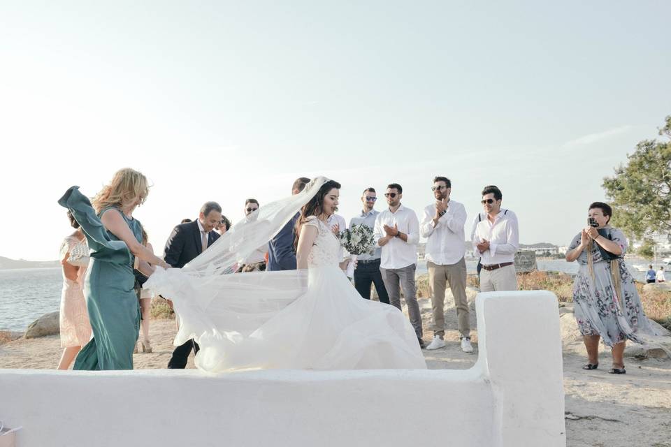 Naxos island wedding