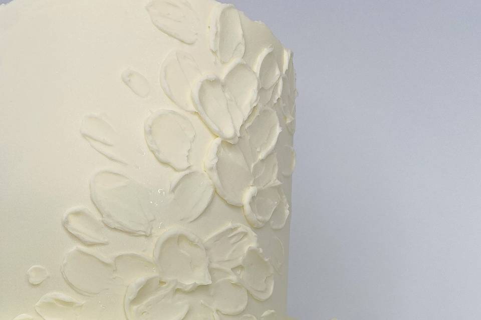 Painted Brides Cake