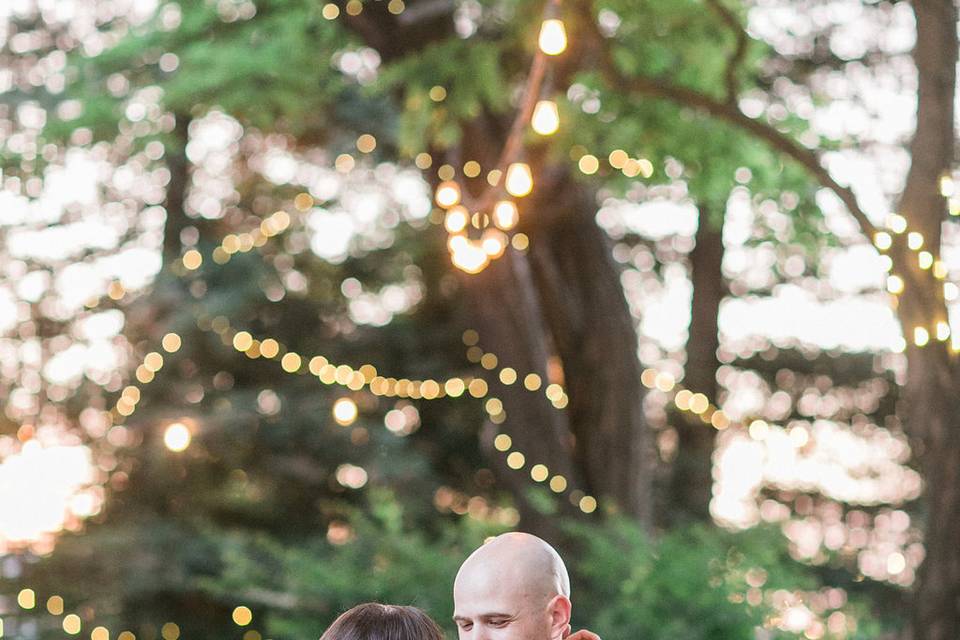 Couple's first dance