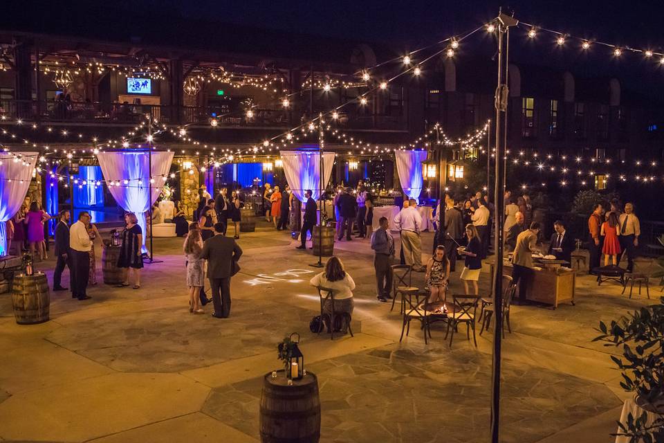 Reception string lighting