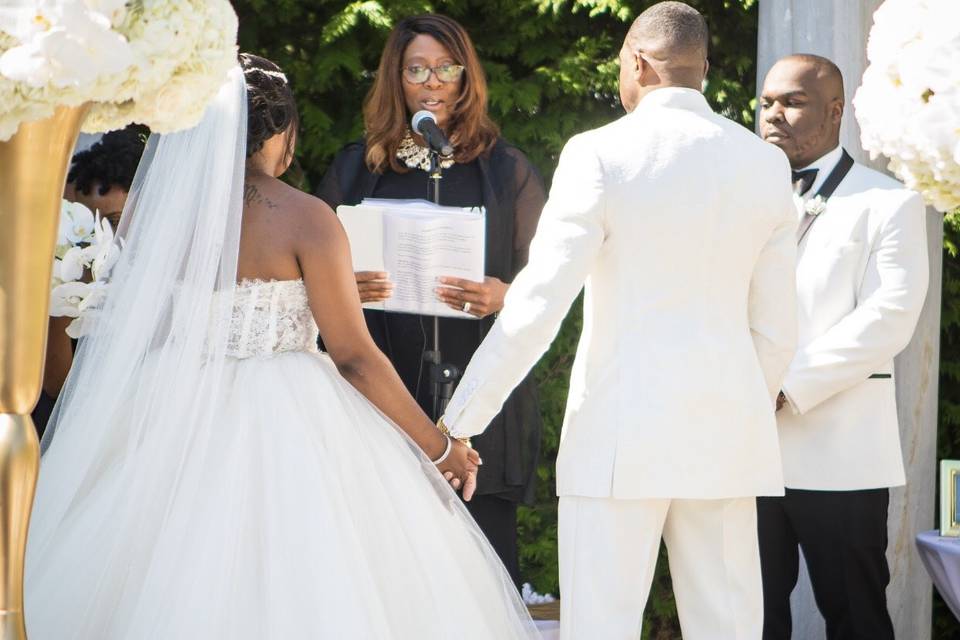 Wedding Bliss - hand in hand